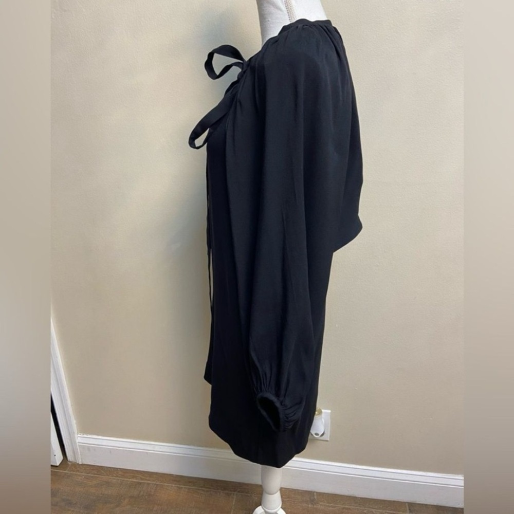 COS Elegant Black Long Sleeve mini Dress Sz 4 NWT - Picture 9 of 12